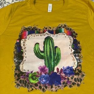 Bella + Canvas Cactus Shirt. New Shirt. No tags.